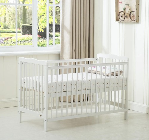 Wooden baby cot - cot, drawer